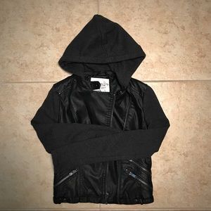 American Rag Hooded Moto Jacket